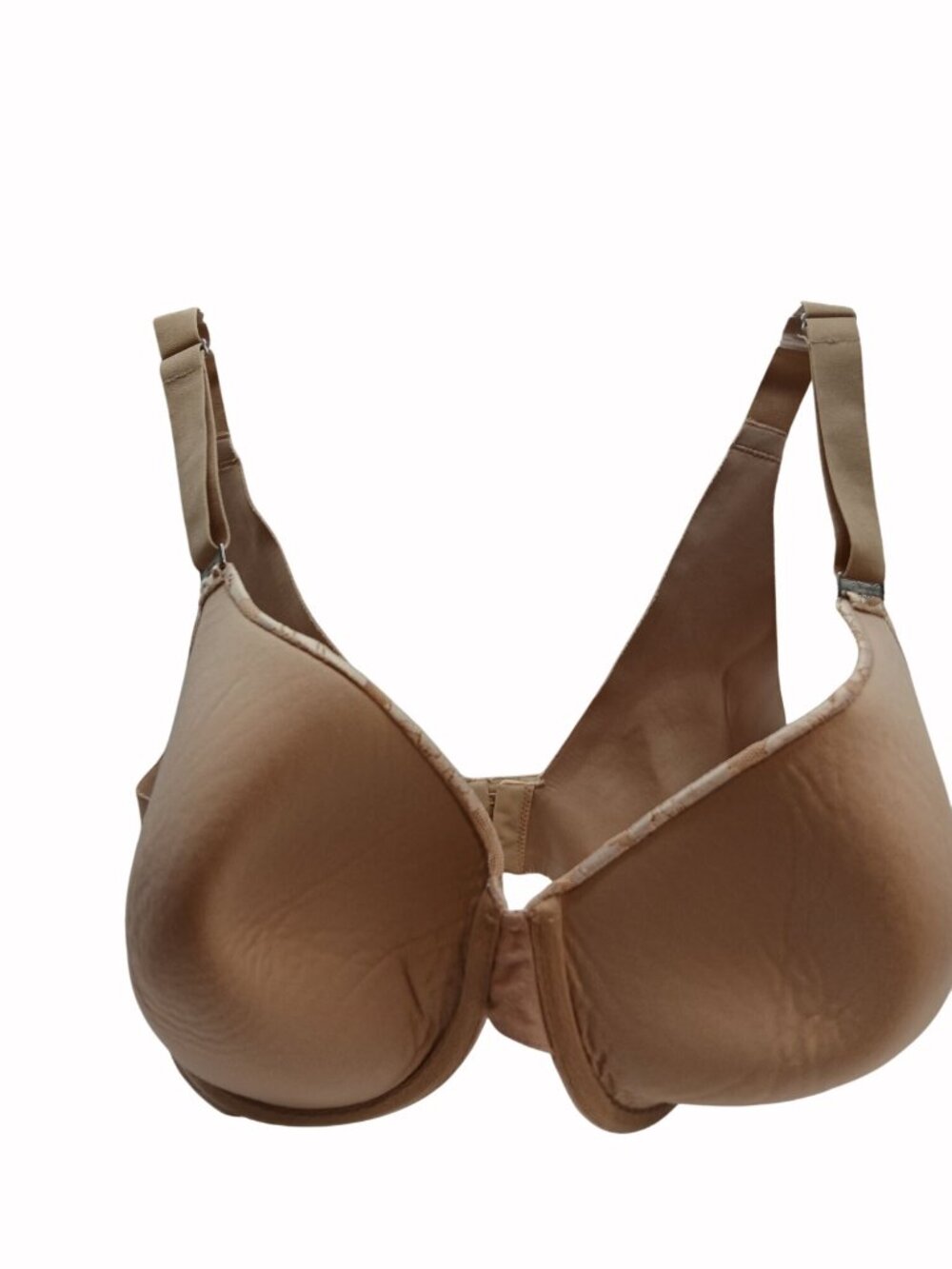Soma Full Back Coverage Lace Padded Underwire Bra Beige Size 38DD Vanishing - Picture 10 of 13